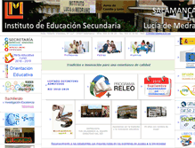 Tablet Screenshot of luciademedrano.es